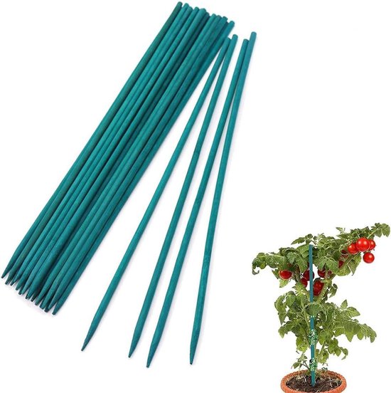40 Cm Lange Pflanzenstäbe Aus Holz, Pflanzenstützen Für Garten Oder Wohnung, Bambus Stützpfosten, Für Blumenarrangements, Gemüseanbau, Topfpflanz