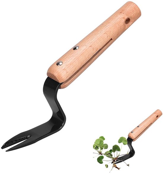 2 Teiliger Wurzelunkrautentferner, Handwerkzeug Zum Jäten, Unkrautentferner Für Rasen/garten, Abgewinkelt Für Einfaches Entfernen Von Unkraut Und