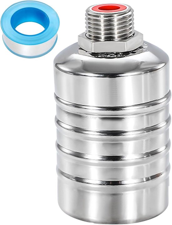 Automatisches Schwimmerventil Edelstahl Wassereinlass Oben 1/2 Zoll/20 Mm 4,8 X 4,8 X 9 Cm Schwimmerventil Für Wassertank Wasserstandsregelventil