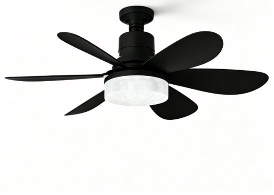 Deckenventilator Mit Beleuchtung Fernbedienung 51 Cm Weiß