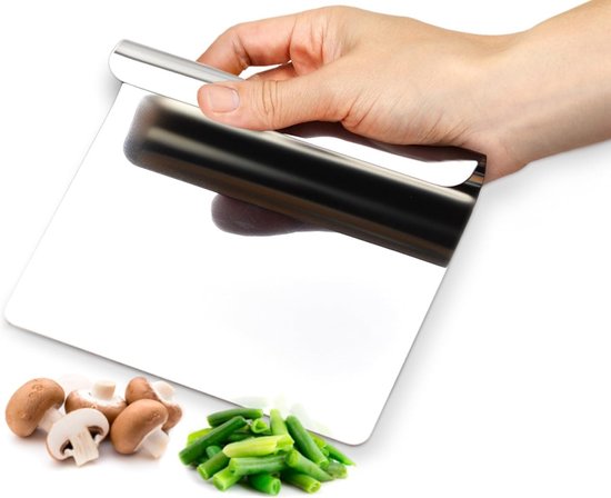 Teigschaber Multifunktionales Küchenwerkzeug Edelstahl Gemüselöffel Küchenutensil Aus Edelstahl Gemüseschaber Schaber Für Gemüse, Teig Usw. 12 X
