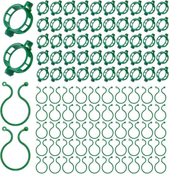 Kletterpflanzenclips 200 Stück Grün