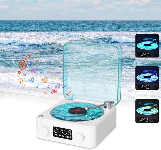 Bluetooth Lautsprecher Lautsprecher Audio Bluetooth Retro Leuchtend Grün 15,2 × 14,2 × 6,5 Cm