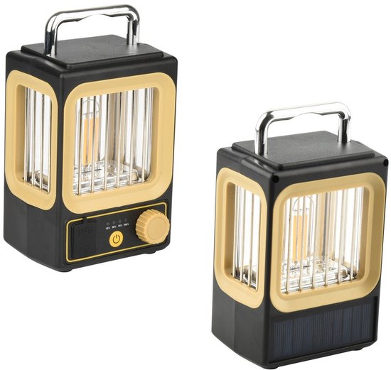 2 Batteriebetriebene Campinglaternen Infrarotsensor Dekorative Tischleuchte Für Garten Und Terrasse Für Camping Solarleuchten Gelb