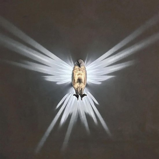 3d Led Wandleuchte Mit Tiermotiv Nachtlicht In Form Eines Magischen Adlers Dekorative Wandleuchte In Form Eines 3d Gedruckten Vogels Für Schlafzi