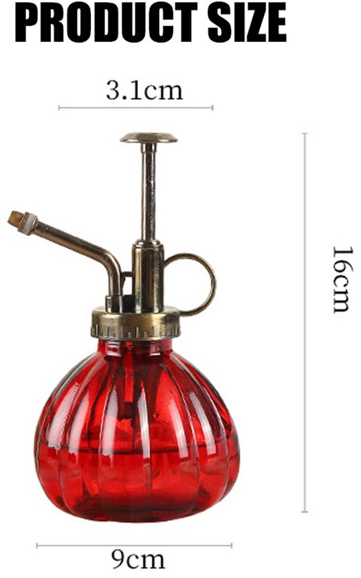 Sprühflasche Aus Glas Für Pflanzen Feuchtigkeitsspendende Sprühflasche Im Vintage Stil Sukkulenten Gießflasche Mit Pumpverschluss Feinnebel Sprüh
