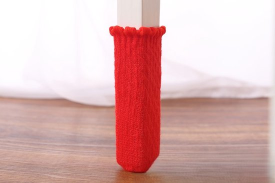 20 Teiliges Set Stuhlbeinschoner, Gestrickte Möbelbeinüberzüge, Rutschfest, Abriebfest, Geräuschdämmend, Einfarbig ( Für Stuhlbeine Mit Einem Umf