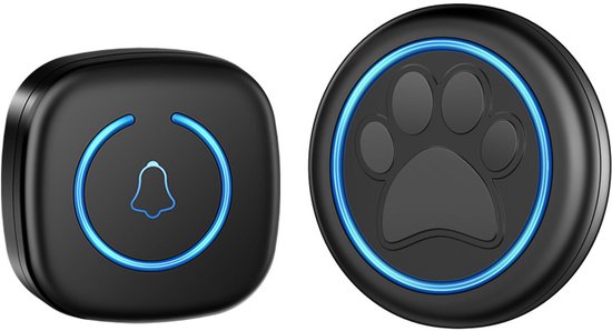 Kabellose Katzen Und Hundeklingel Intelligente Led Blinkklingel Für Hunde Wasserdichte Türklingel Mit 300 M Reichweite