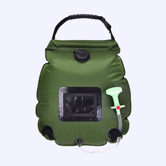 1 Stück Tragbare Solarduschtasche, 20 L, Solarbetriebene Outdoor Duschtasche Mit Ein /ausschalt Duschkopf Und Abnehmbarem Schlauch, Für Camping,