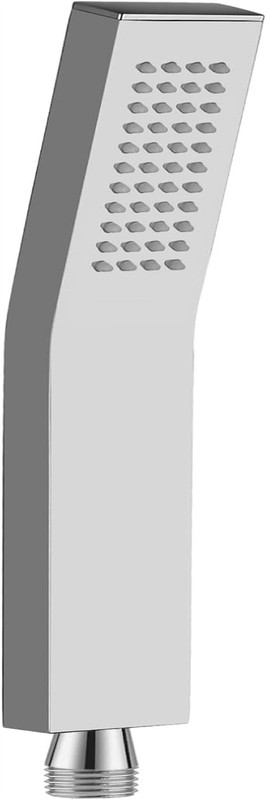 Handbrausestange, Handbrausekopf Aus Edelstahl Sus304, Einzelfunktions-handbrause, Hochdruck-handbrause, Luxuriöser, Gebogener Handbrausekopf Aus Poliertem Chrom