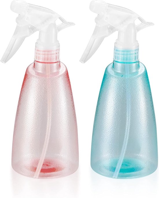 2er Pack Sprühflaschen 500 Ml Zerstäuber Pflanzensprühflasche Zerstäuber Aus Kunststoff, Zerstäuber Für Haushalt, Garten, Friseursalon, Pflanzen,