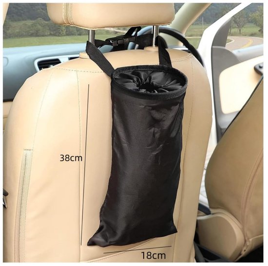 Auto Mülleimer Tragbarer Mülleimer Multifunktionaler Hänge Müllbeutel Wasserdicht & Faltbar Abfallbehälter Für Autos, Lkws Und Boote 38 X 18 Cm