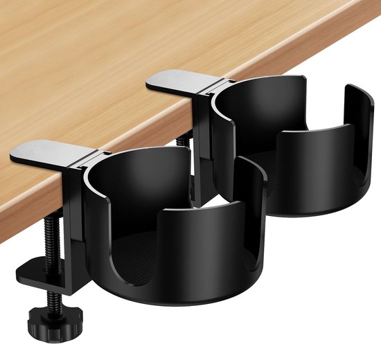 Porte Gobelet Boisson Bouteille, 2 Stück Porte Gobelet De Bureau Abnehmbar, Porte Gobelet Bureau Porte Tasse Table Anti Unfolding, Support De Bou