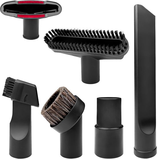 6 Teiliges Staubsaugerbürsten Set Für Die Reinigung Von Wäsche, Sofas, Autos, Kolben Und Prägungen