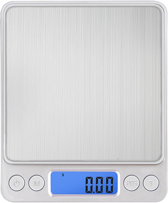 Digitale Küchenwaage 500 G In 0,01 G/0,001 Oz Präzisionswaage Wiederaufladbare Küchenwaage Lcd Display Usb Stromversorgung
