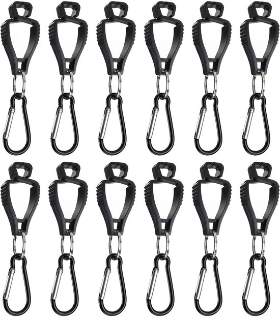 12 Teiliges Handschuhclip Set Handschuhhalter Handschuhgürtelhalter Arbeitshandschuhgreifer Helmhaken Spapa Zubehör Handschuhgreifer Handschuhstä