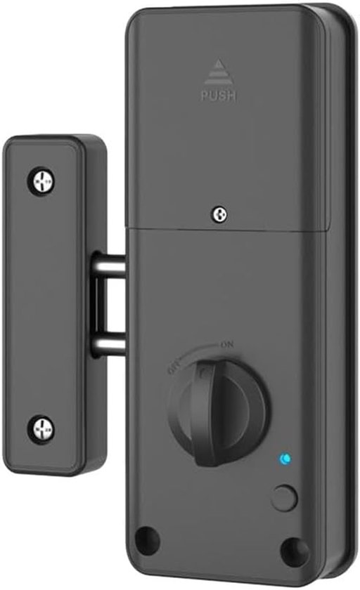 Tuya Intelligentes, Unsichtbares Türschloss, Elektronisches Türschloss Mit Fingerabdrucksensor, Touchscreen Tastatur, Intelligentes Nachtschloss
