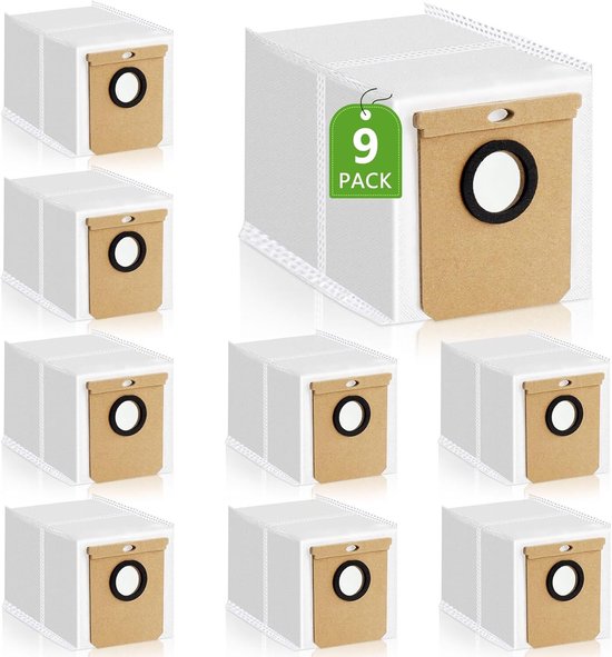 9 Teiliges Staubbeutelset, Passend Für Eufy L50 Ses, L60 Ses, Kompatibel Mit Haier H9+ Staubsauger