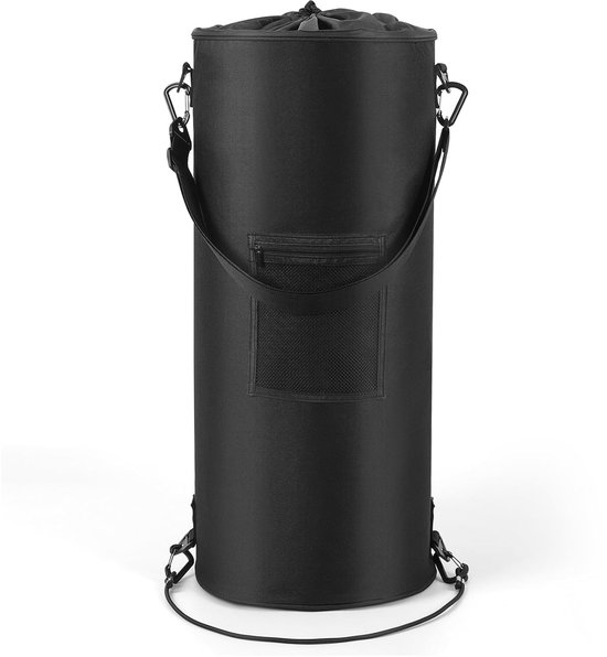 Wasserdichter Abfallbehälter Für Boote Mit 6 Clips, Halterung Für Abfallbeutel (ca. 50 Liter) Mit Staufach, Wiederverwendbares Und Leicht Zu Rein