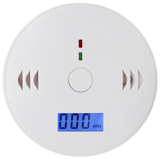 Kohlenmonoxidmelder Kohlenmonoxidmelder Mit Digitalem Lcd Display Co Melder Batteriebetrieben Austauschbare Batterien Sofortalarm Für Wohnzimmer,