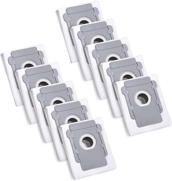 10 Staubsaugerbeutel Passend Für Irobot Roomba I7 I7+ I3 I3+ I4 I4+ I6 I6+ J7 J7+ I8 I8+ S9 S9+ E5 E6 E7 Clean Base, Ersatz Staubbeutel Zubehör P
