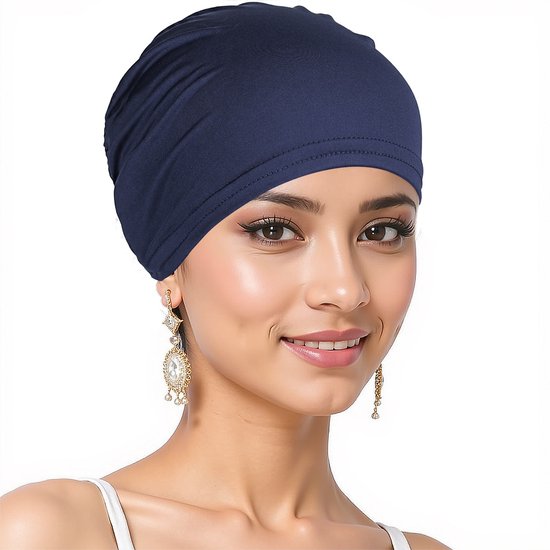 Zwei Atmungsaktive Und Elastische Schlafhauben Für Damen, Für Winter Und Sommer, Zum Schlafen Und Für Andere Gelegenheiten. Einheitsgröße. Königs