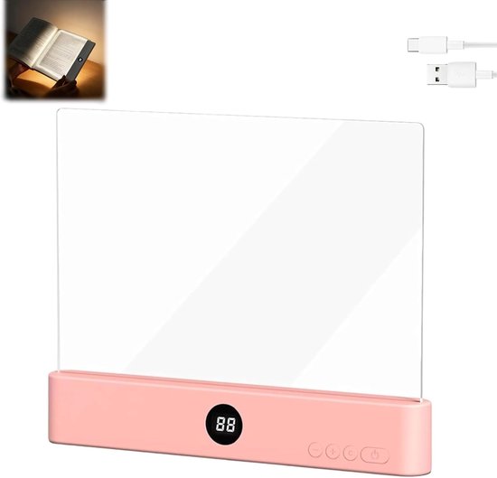 Dimmbare Leselampe Mit Panel Lesezeichenlampe Tragbare Lesezeichenleuchte Lesezeichenlampe Fürs Schlafzimmer Flexible Leselampe Leselampe Für Büc