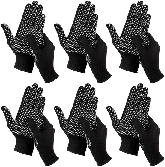 Vhv Gartenhandschuhe Arbeitshandschuhe 6 Paar Schutzhandschuhe Nylon Dosierhandschuhe Arbeitshandschuhe Sicherheitshandschuhe Für Damen Und Herre