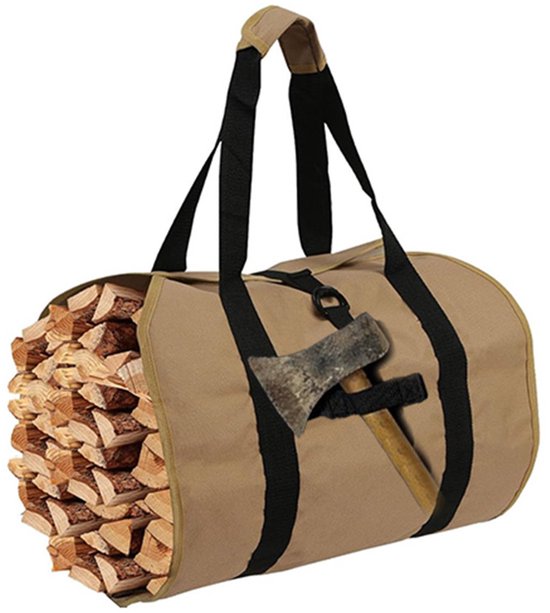 Brennholztasche Brennholztransporttasche Brennholzaufbewahrungstasche Mit Großem Fassungsvermögen Multifunktionale Brennholztasche Für Lagerfeuer