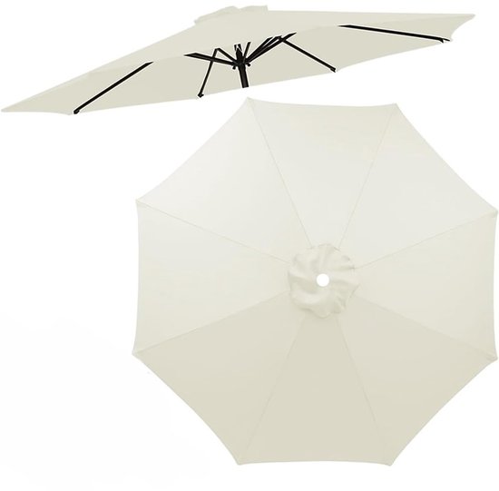 Ersatz Sonnenschirmbezug Wasserdichter Stoff Ersatzstoff Für Terrassen Und Gartensonnenschirme Schutz Vor Sonne Und Regen Durchmesser 3 M Für 6 S