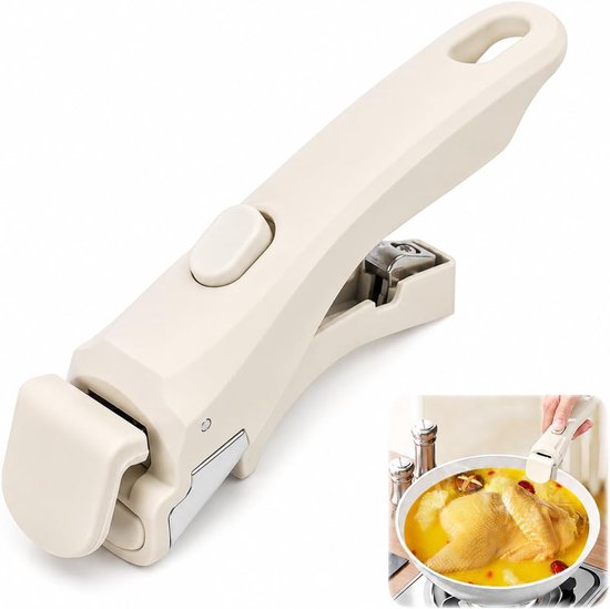 Abnehmbarer Griff Für Universelle, Herausnehmbare Pfanne, Hitzebeständig Bis 250 °c, Tragkraft 10 Kg, Rutschfester Griff, Kompatibel Mit Den Meis