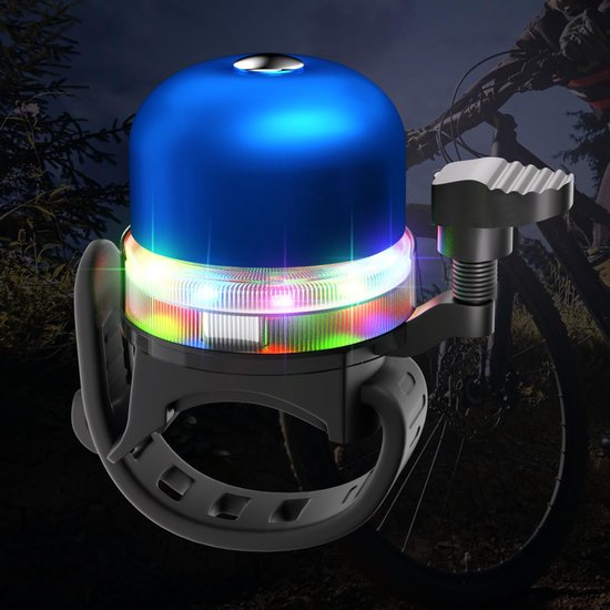 Fahrradklingel Kinderfahrradklingel Fahrradzubehör Lenkerhalterung Usb C Ladeanschluss Multifunktionale Klingel Für Outdoor Radtouren Bunte, Wied