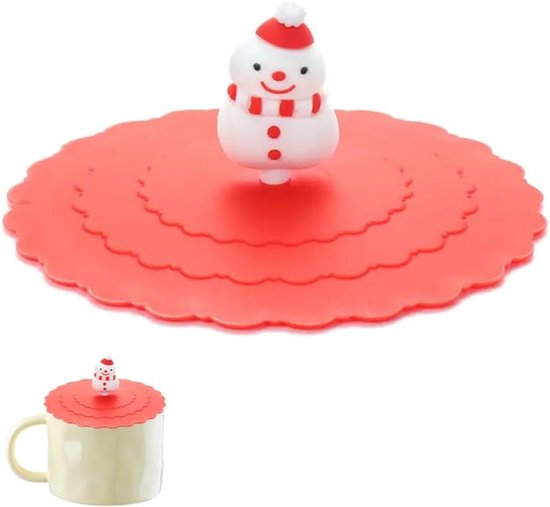 Wiederverwendbarer Silikondeckel Für 10 Cm Tassen Hübscher Deckel Mit Saugnapf, Staub Und Auslaufsicher Zubehör Für Tee Und Kaffeetassen Tassenac