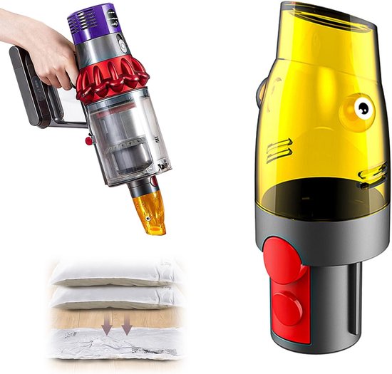 Saugkopf Adapter Für Staubsaugerbeutel Passend Für Dyson V7, V8, V10, V11, V12 Und V15 Slim Staubsauger Saugt Luft Aus Beuteln Ab
