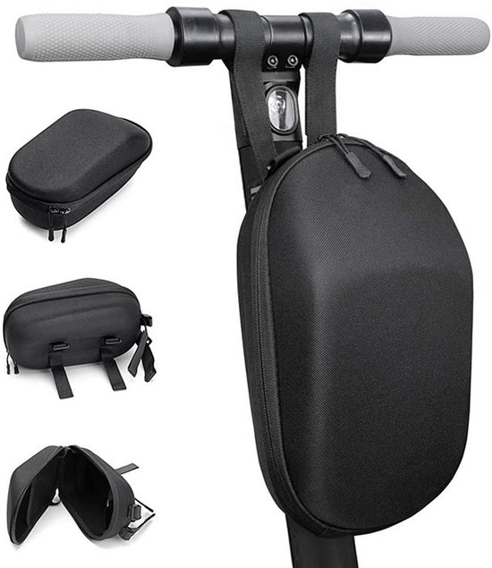 Fahrradtaschen, Lenkertasche Für E Bikes Und E Scooter, Großes Fassungsvermögen, Strapazierfähige, Wasserdichte Eva Aufbewahrungstasche, Schwarz