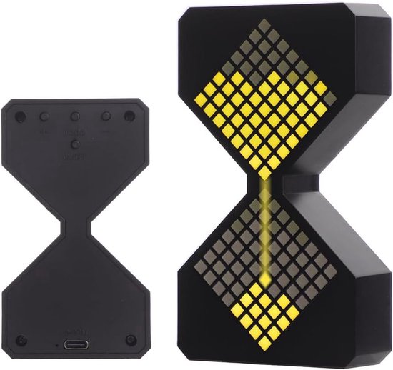 Digitale Led Sanduhr Mit Schwerkraftfunktion 1 30 Minuten Stufenlos Einstellbar Diy Digitaltimer Für Küche/wohnzimmer Gelb