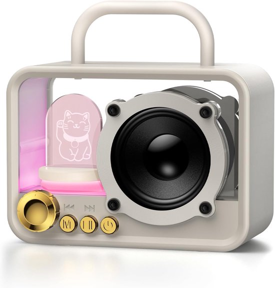 Tragbarer Bluetooth Lautsprecher Mit Rgb Beleuchtung Mini Funklautsprecher Mit Stereoklang Und Kraftvollem Bass Kompaktes Design Für Büro, Zuhaus