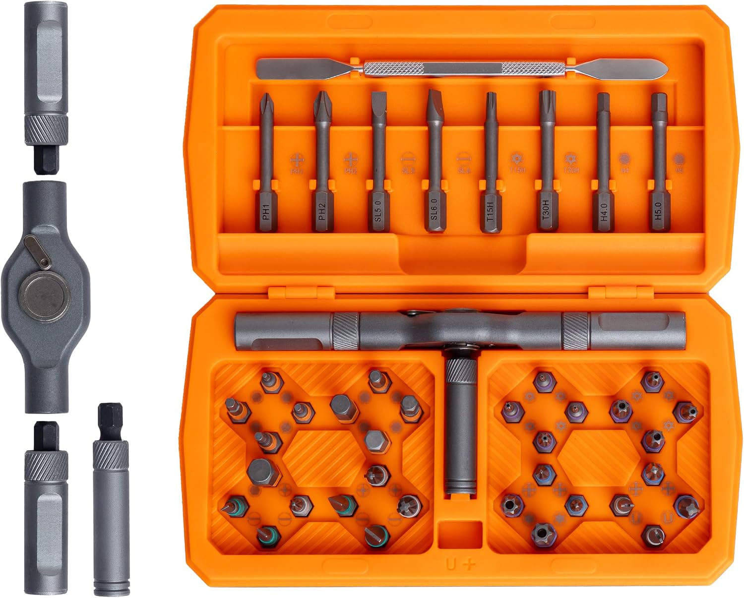 42-in-1 Magnetischer Multibit-ratschenschraubendreher-satz Mit Aufbewahrungskoffer – Universelles Reparaturwerkzeug Für Computer, Brillen, Fahrräder, Uhren, Möbel Und Heimwerkerarbeiten