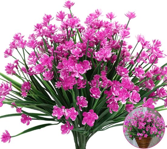 Künstliche Blumen Für Draußen 10er Bund Narzissen Uv Beständig Farbecht Künstliche Wildblumen Künstliche Kunststoffpflanzen Dekoration Für Garten
