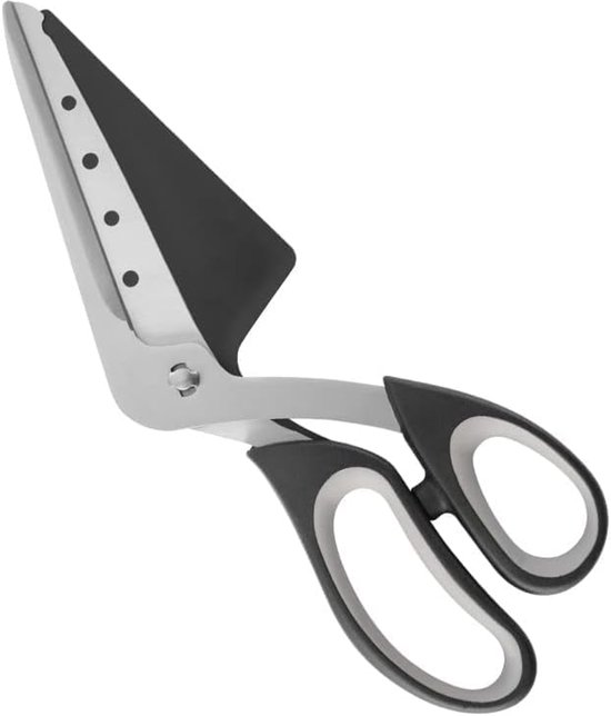Pizzaschneider, Pizzamesser, Pizzaheber, Schneidemesser Serviermaschine, Integrierter Pizzalöffel, 27 Cm
