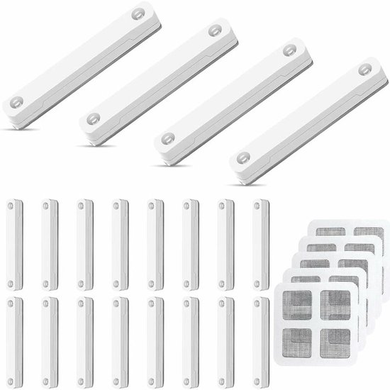 Magnetische Moskitonetze Selbstklebend 20 Stück
