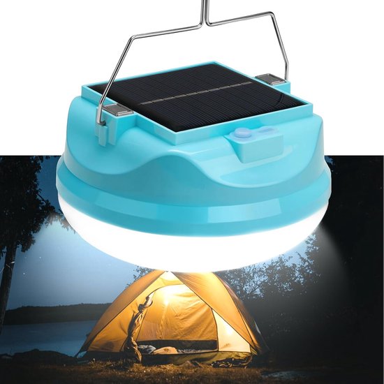 100 W Solar Campinglampe 4000 Mah Akku, Wiederaufladbar Über Usb C Wasserdicht (ipx4) Für Notfälle, Stromausfälle Und Wanderungen
