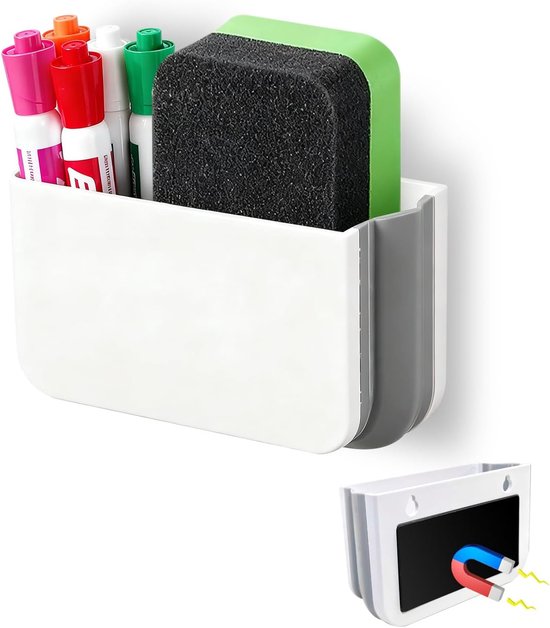 Faltbarer Magnetischer Stiftehalter, Magnetischer Markerhalter, Magnetische Aufbewahrungsbox Für Den Kühlschrank, Magnetische Aufbewahrungsbox Fü