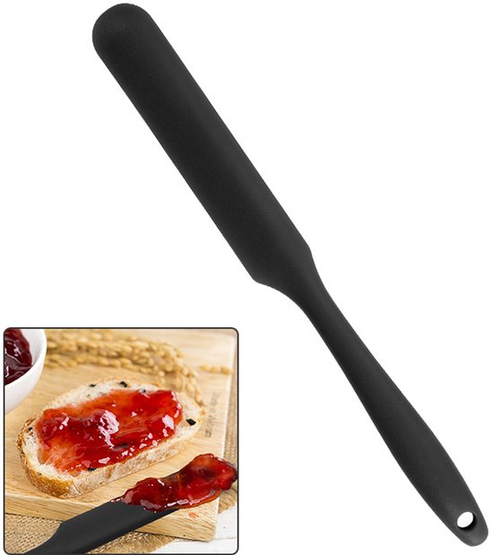 Silikonspatel Spatel Einmachspatel Silikon Erdnussbutterspatel Aufhängbar Hitzebeständig Küchenhelfer Zum Backen Zum Kochen, Backen, Mischen, Gla