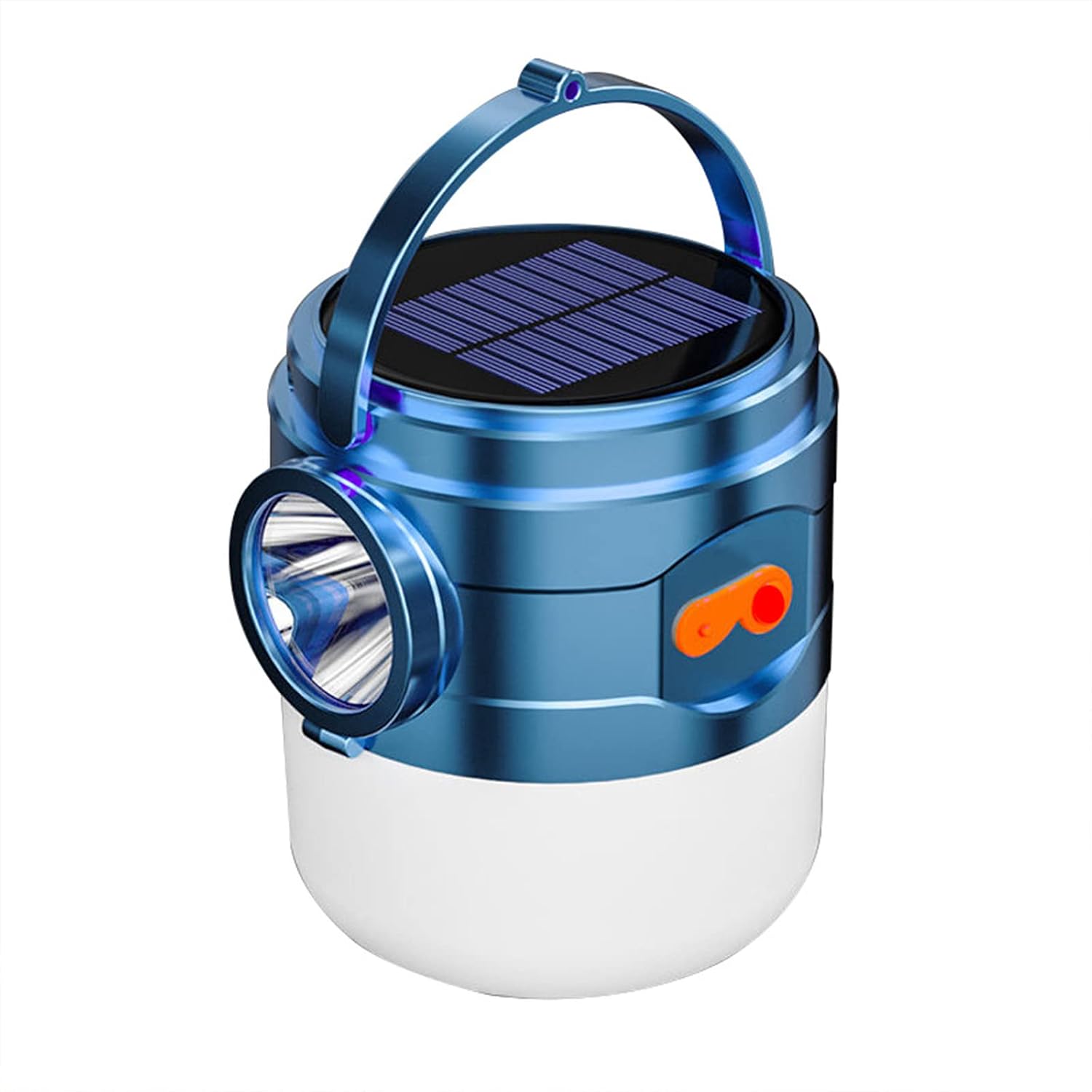 Solarbetriebene Led-notleuchte Für Den Außenbereich, Usb-ladefunktion, Zwei Lichtquellen, Taschenlampe, Weißes Licht, Wasserdichte Campingleuchte, Zum Aufhängen.