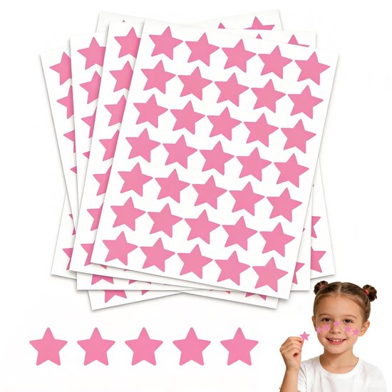 100 Bögen Sternenaufkleber (35 Aufkleber Pro Bogen) Selbstklebend Belohnungen / Etiketten / Dekoration / Planer / Muster / Verschlussaufkleber Id