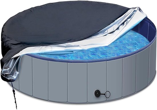 Runde Abdeckung Für Kleine Pools, Für Kleine Aufblasbare/gerahmte Pools Auch Für Kinderpools, Whirlpools Und Wassertanks. Wasserdicht, Winddicht,