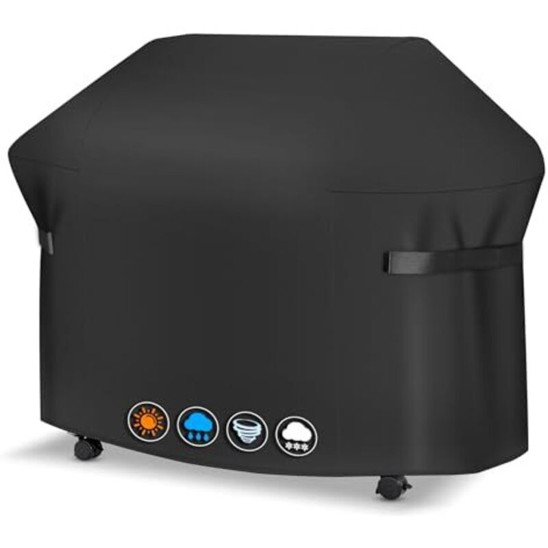 Wetterfeste Grillabdeckung – 7130 Grillabdeckung Für Weber Genesis Ii Serie, Wasserdicht, 600d Pu-abdeckung Für Weber Genesis E-330, E-310, S-310, S-330, S-3
