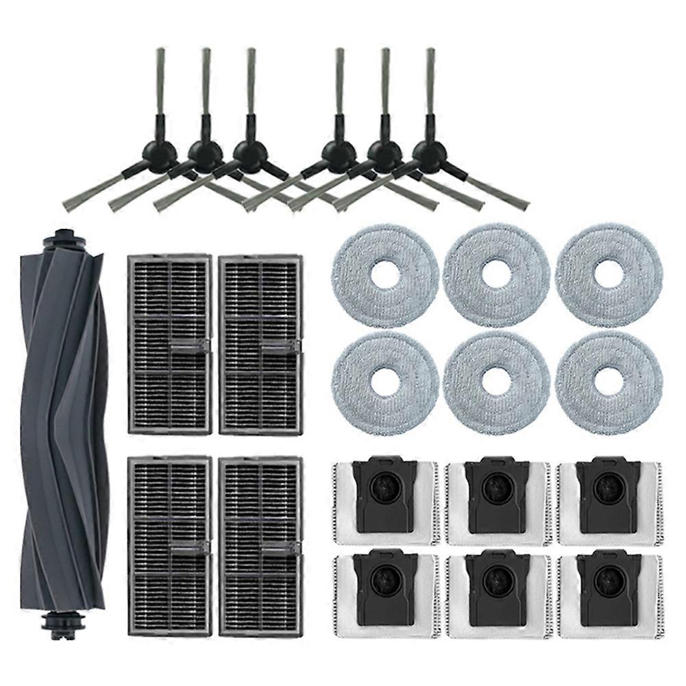 23-teiliges Zubehör Für Dreame D20 Ultra / L10s Ultra Ce Saugroboter: Hauptbürste, Seitenbürste, Wischmopp, Hepa-filter, Staubbeutel
