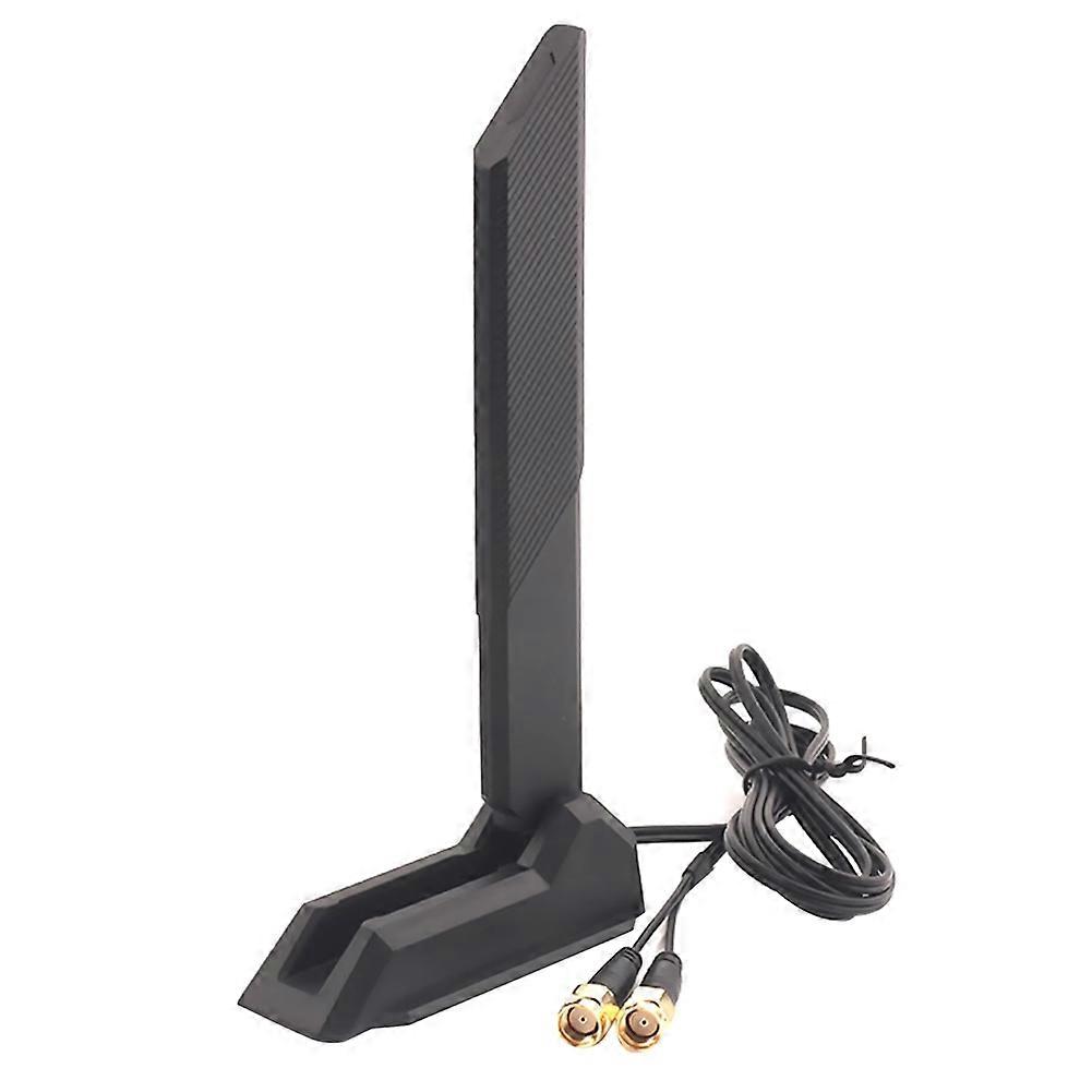 Externe Wifi 6 6e Tri-band-antenne (6 Ghz, 5,8 Ghz, 2,4 Ghz) Mit Magnetfuß Als Ersatzantenne Für Pc/desktop-computer